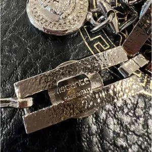 Authentic Gianni Versace silver rhinestone crystal belt chain necklace Milan Versace | Accessories | Authentic Gianni Versace Silver  main image 2